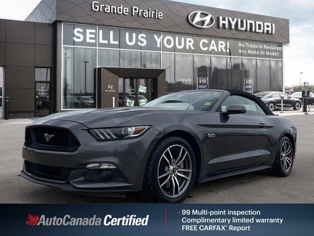 2017 Ford Mustang GT Premium | Soft Top Convertible in Cars & Trucks in Grande Prairie