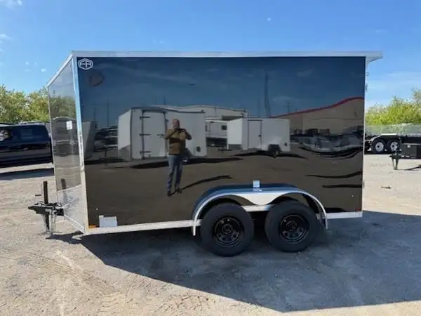 FOREST RIVER ULAFT 7X12 TANDEM AXLE RAMP DOOR in Cargo & Utility Trailers in Kingston - Image 3