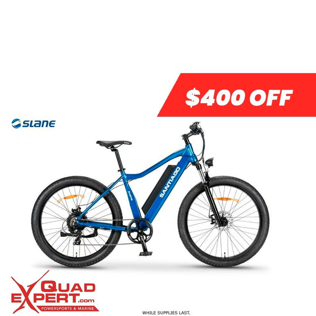 Slane Santiago Electric Mountain Bike $400 Off in Scooters & Pocket Bikes in Ottawa