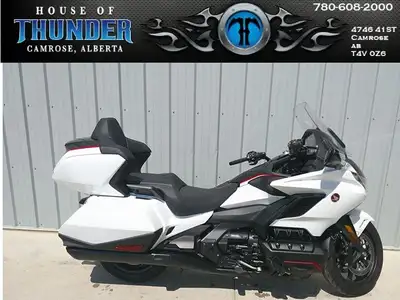 The 2024 Honda Gold Wing Tour DCT is a premium touring motorcycle built for smooth, comfortable, and...