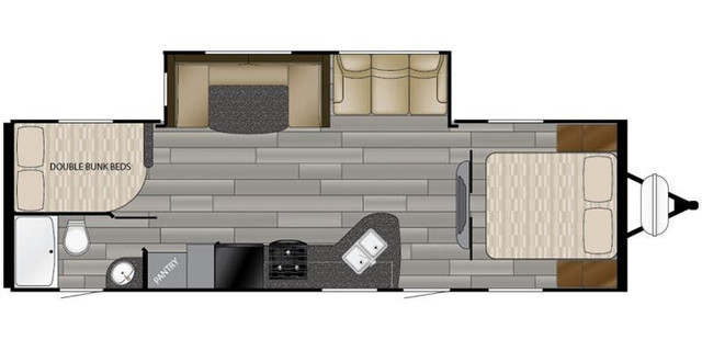 2018 Heartland 285LX Bunk Model in Travel Trailers & Campers in Winnipeg - Image 3