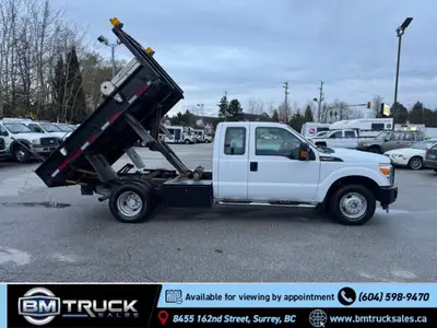 2015 Ford F-350 - 6.2L V8 - Auto - 1 Ton - Extended Cab - Flat Deck w/ Dump System - Dually - 2 Whee...