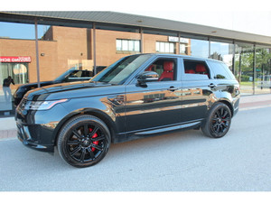 2019 Land Rover Range Rover Sport HST - BLACK ON RED LEATHER