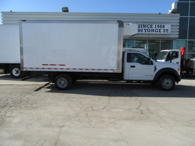 2018 Ford F-550 DIESEL WITH 16 FT ALUM BOX & LOW TEMP REEFER in Heavy Equipment in Markham / York Region