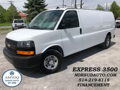 99687KM 6.0L, Air climatisé, Groupe électrique, 2018 CHEVROLET EXPRESS 3500 28995$, Financement disp...