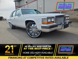 1989 Cadillac Brougham D'Elegance / 24in Wheels + OEM Wheels