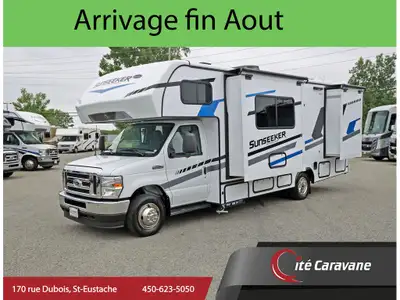 Forest River Sunseeker 2500 3 extensions CLASSE C Boiserie : River teak + cuirette : Lava . Ford V8...