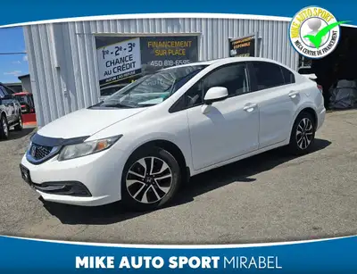 ***Tout nos véhicules sont inspectés, réparés et certifiés, AMVOQ, inclue dans le prix*** 2013 CIVIC...