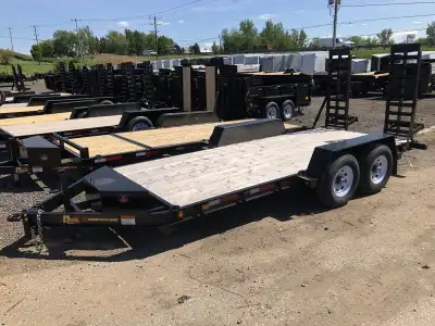 Skip the wait times - Units in stock and ready for delivery! Miska in.Bobcatin. 7 Ton Lowbed Equipme...