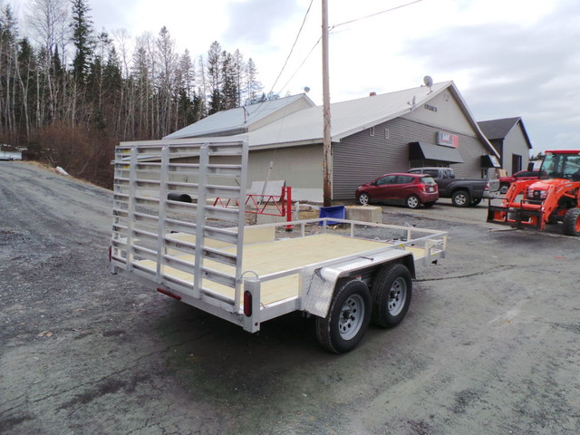 2023 QSA ALUMINUM 82X12' TANDEM AXLE UTILITY TRAILERS in Cargo & Utility Trailers in Fredericton - Image 4