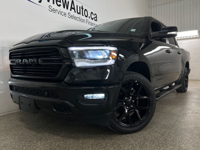 2022 RAM 1500 Sport SPORT/4WD/CREW/22" WHEELS/BLACK/OFF 1 OWN... in Cars & Trucks in Belleville - Image 4