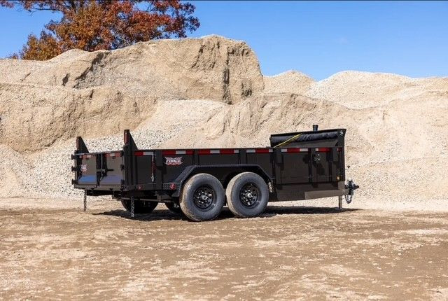 FOREST RIVER DUMP FAHDL 7X14 TANDEM AXLE in Cargo & Utility Trailers in Oshawa / Durham Region - Image 3