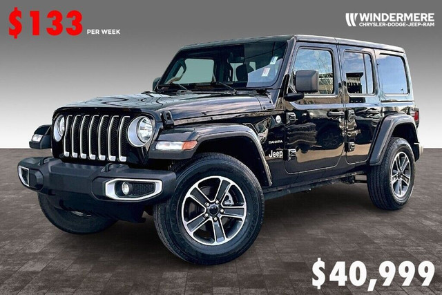 2023 Jeep Wrangler 4x4 Sahara in Cars & Trucks in Edmonton