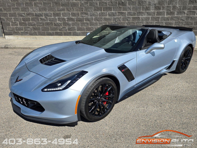 2017 Chevrolet Corvette Z06 CONVERTIBLE 3LZ \ 7MT 7 SPEED MANUAL in Cars & Trucks in Calgary - Image 2