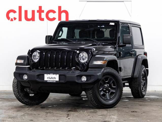 2022 Jeep Wrangler Sport 4x4 w/Bluetooth, Cruise Control, Rearvi in Cars & Trucks in Ottawa