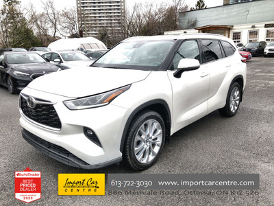 2021 Toyota Highlander Limited LEATHER, PANO.ROOF, NAV, HTD &...