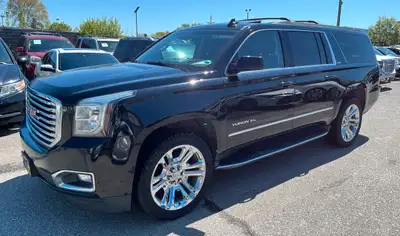Just Arrived! Beautiful Black on Black Leather 2018 GMC YUKON XL SLT 4WD! ONE OWNER NO ACCIDENTS! 5....