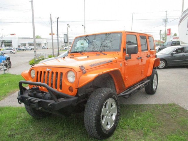 2012 Jeep Wrangler Unlimited Sahara 4x4 automatique 2 toit in Cars & Trucks in Laval / North Shore - Image 4