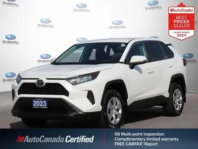 Recent Arrival! New Price! Ice Cap 2023 Toyota RAV4 LE AWD 8-Speed Automatic 2.5L 4-Cylinder DOHC HE...