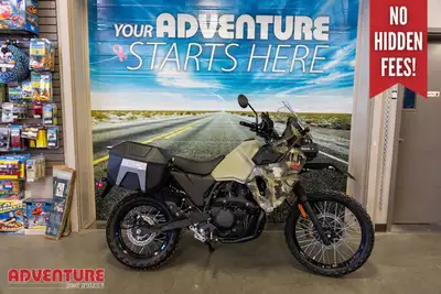 2025 Kawasaki KLR650 AdventureESCAPE. EXPLORE. ENVY.The KLR650 motorcycle is built to empower your p...
