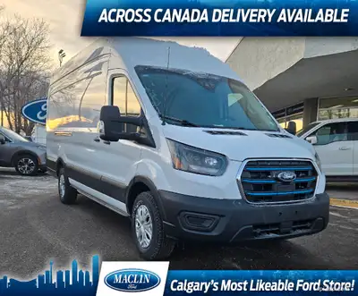 This brand new OXFORD WHITE 2024 FORD E-TRANSIT CARGO VAN is powered by a ENHANCED RANGE ELECTRIC EN...
