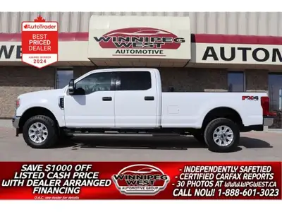  2021 Ford F-350 FX4 4X4 6.2L 8FT BOX LOADED, CLEAN & LOW KMS!!