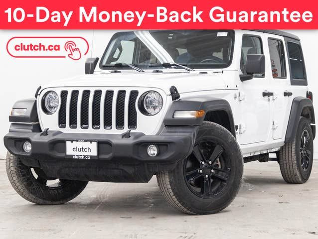 2019 Jeep Wrangler Unlimited Sport 4X4 w/ Uconnect 4, Apple CarP in Cars & Trucks in Bedford