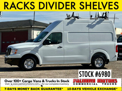 2015 Nissan NV2500 High Roof Racks Divider Shelves