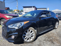 GARANTIE 1 ANS CREDIT DIRECT EN LIGNE AU WWW.AUTO-INTERNET.CA WOW 2014 HYUNDAI VELOSTER TURBO LIMITE... (image 1)