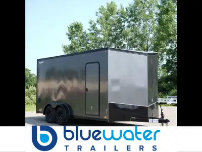Legend Steel Enclosed 5,6,7 Wide Trailers 7.5' x 14' starting at $11,635.00 ! One piece aluminum roo...