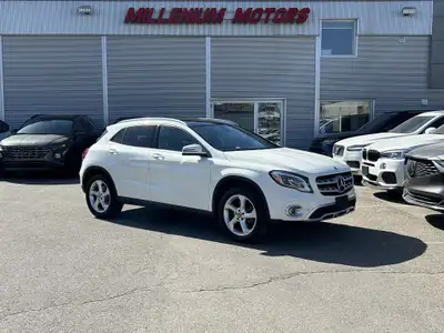2018 MERCEDES BENZ GLA250 4MATIC AWD SUV, 2.0L AUTOMATIC WITH PADDLESHIFT, WHITE EXTERIOR WITH FULL...
