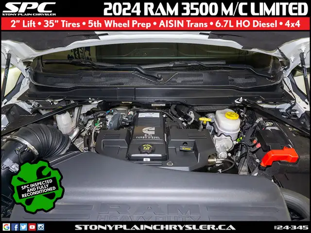 2024 RAM 3500 Limited 4x4 Mega Cab 6'4 in Cars & Trucks in St. Albert - Image 36
