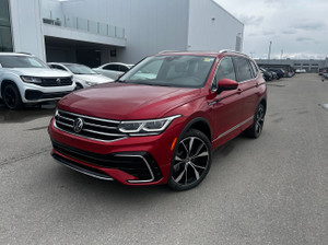 2024 Volkswagen Tiguan Highline R-Line AWD Leather, Navi, Roof, BlindSpot