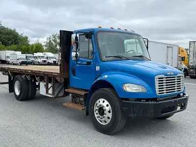 2018 FREIGHTLINER M2 FLATBED TRUCK; Medium Duty Trucks - Flatbed;Purchase your vehicle from the lead...