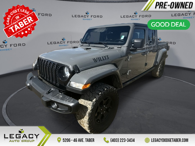 2022 Jeep Gladiator Willys - Android Auto - Apple CarPlay in Cars & Trucks in Lethbridge