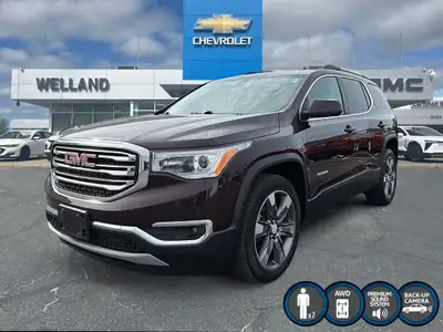Discover the 2018 GMC Acadia SLT: Where Comfort Meets Capability in a Stylish Purple Package, Perfec...
