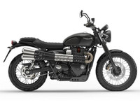 2017 Triumph Street Scrambler Jet Black