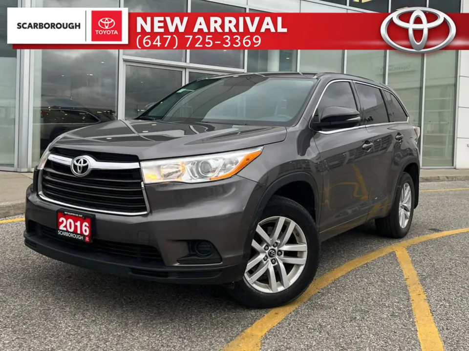 2016 Toyota Highlander AWD 4dr LE | Auto | Alloys