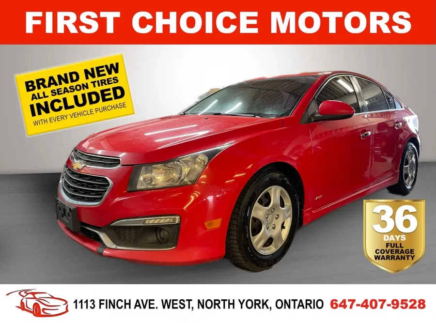 2016 CHEVROLET CRUZE LIMITED LTZ ~AUTOMATIC, FULLY CERTIFIED WIT
