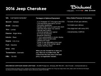 Experience luxury and versatility with this 2016 Jeep Cherokee Limited! This well-maintained SUV off... (image 1)