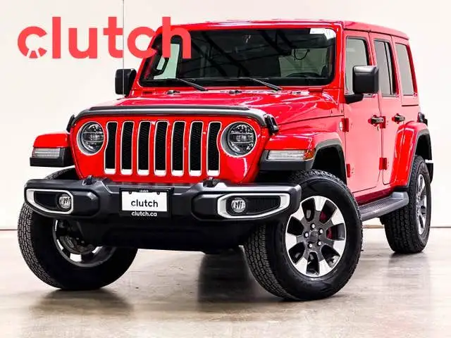 2022 Jeep Wrangler Unlimited Sahara 4WD w/ Apple CarPlay, Rearvi in Cars & Trucks in City of Toronto - Image 2