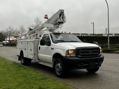 2004 Ford F-450 SD Bucket Truck 2WD, 6.8L, 10 cylinder, 2 door, automatic, RWD, cruise control, air...
