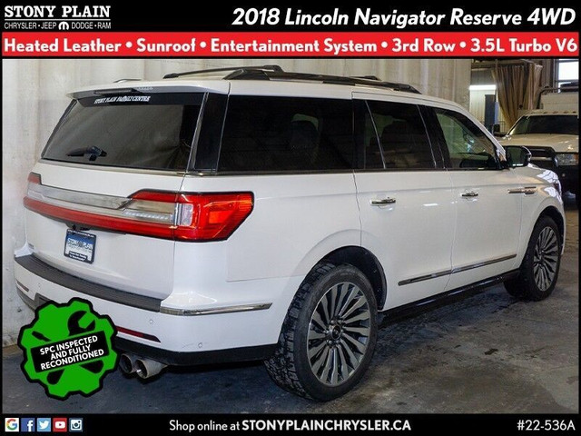  2018 Lincoln Navigator Reserve - Htd Leather, Sunroof, 3rd Row in Cars & Trucks in St. Albert - Image 4