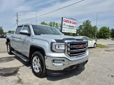 2017 GMC SIERRA 1500 SLT ! CREW CAB , 4WD , CERTIFIED , NO ACCIDENTS , VERY CLEAN CARS IN LOBO LTD....