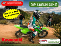 2024 KAWASAKI KLX 140R Only $62 Bi-WKLY All-IN