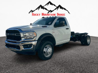 PLENTY OF OPTIONS IN THIS 5500 CAB CHASSIS INCLUDING A 6.7 CUMMINS DIESEL, POWER TAKE OFF GROUP, TAN... (image 1)