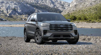 This brand new CXARBONIZED GREY METALLIC 2025 FORD EXPLORER ACTIVE is powered by a 2.3L ECOBOOST ENG... (image 2)