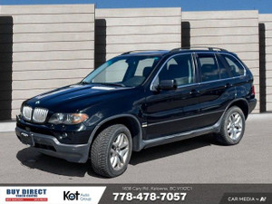 2006 BMW X5 4.4i AUTO, WHEEL CONTROLS, LEATHER SEATS, POWER SEATS, SUNROOF!!!