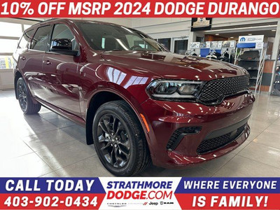 2024 Dodge Durango SXT Plus AWD | SUNROOF | HEATED SEATS & WHEEL