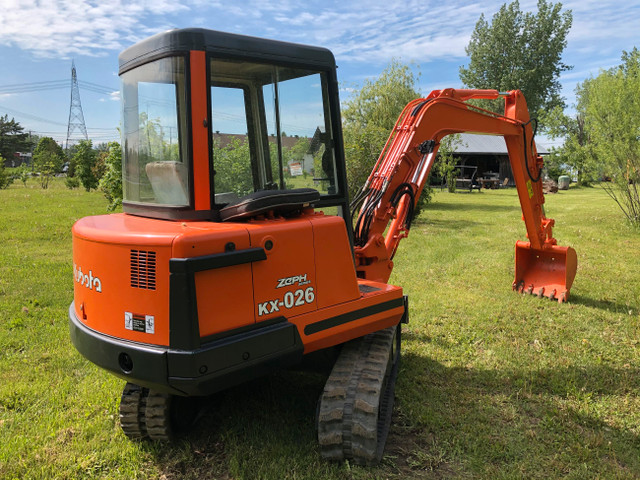 KUBOTA KX-026 MINI EXCAVATOR in Cars & Trucks in City of Montréal - Image 3